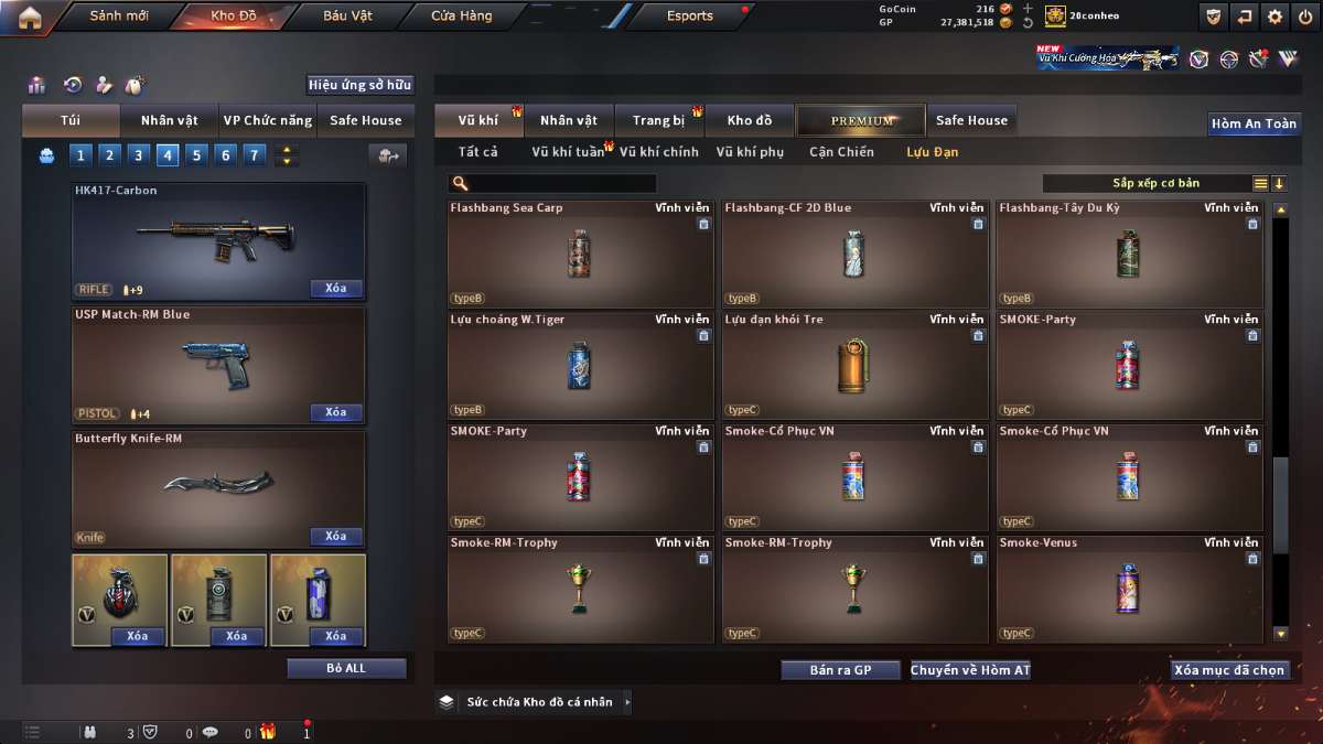 shop acc cf uy tin gia re